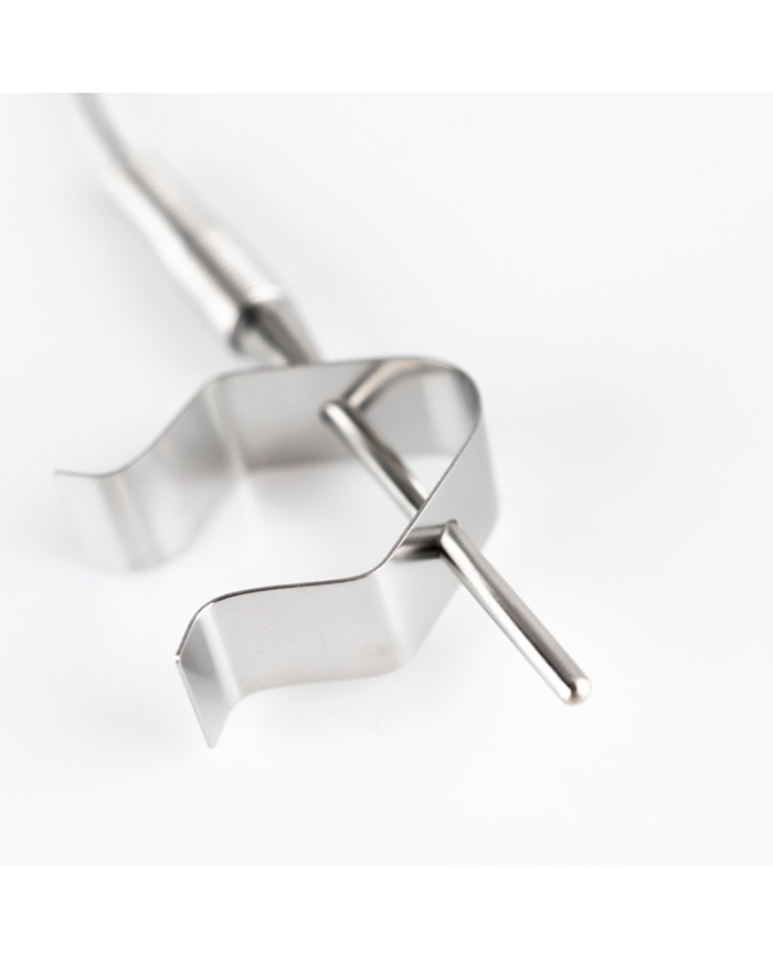 ETI Givare, termoelement typ K, ugnsgivare med rostfri klämma för ugnsfat. ETI Givare Ø3,5 x 50mm, 1,2 meter flätad kabel