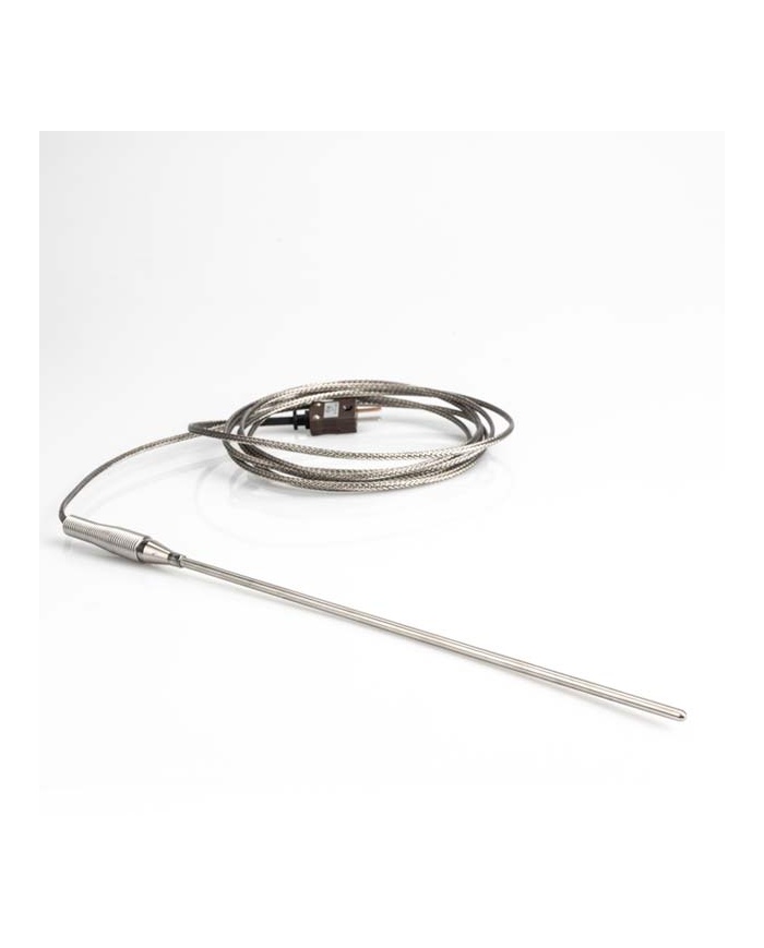 ETI Givare, termoelement typ T, kryo-givare för temperaturer ner till minus 100°C, Ø3.3 x 180mm, 2 meter PTFE-kabel med extern metallfläta