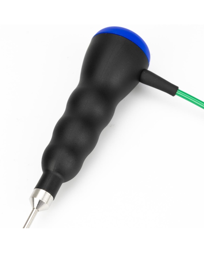 ETI Givare, termoelement typ K, vattentät IP67 insticksgivare med kraftigt handtag med blå hätta, Ø3.3 x 130mm, 1 meter kabel