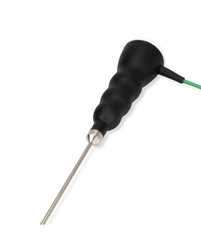 ETI Givare, termoelement typ K, vattentät IP67 insticksgivare med kraftigt handtag med vit hätta, Ø3.3 x 130mm, 1 meter kabel