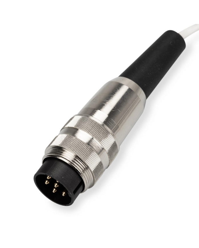 ETI Givare, NTC-termistor, simulerar temperatur i livsmedel i kylar och frysar med termisk tröghet, 8mm x 30mm, 1 meter FEP-kabel, Lumberg-kontakt