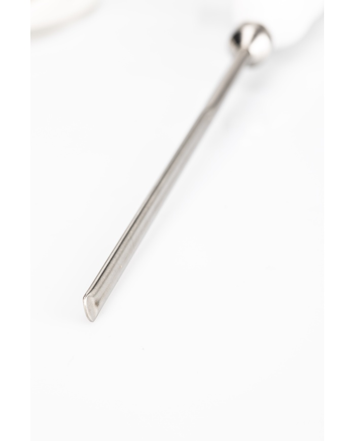 ETI Givare, NTC-termistor, för mätning mellan förpackningar, med rejält handtag, Ø6mm x 130mm, 1 meter kabel, Lumberg-kontakt