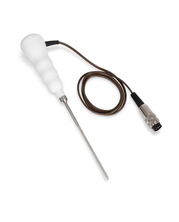 ETI Givare, NTC-termistor, för mätning mellan förpackningar, med rejält handtag, Ø6mm x 130mm, passar bl.a. Therma 20, 22, Therma 20 Plus, 22 Plus och 8100 Plus. 1 m kabel, Lumberg kontakt