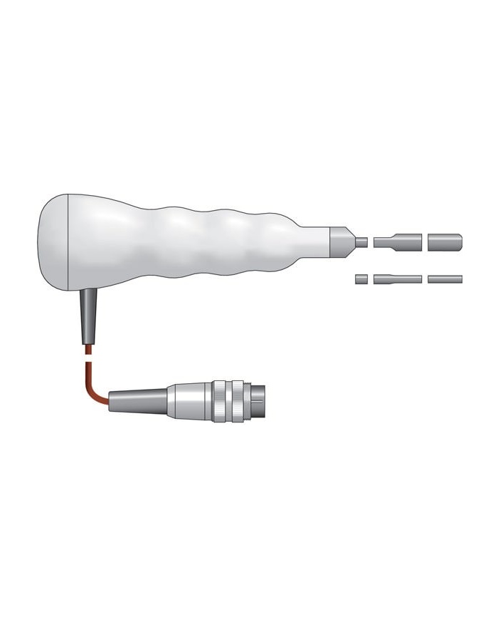 ETI Givare, NTC-termistor, för mätning mellan förpackningar, med rejält handtag, Ø6mm x 130mm, passar bl.a. Therma 20, 22, Therma 20 Plus, 22 Plus och 8100 Plus. 1 m kabel, Lumberg kontakt