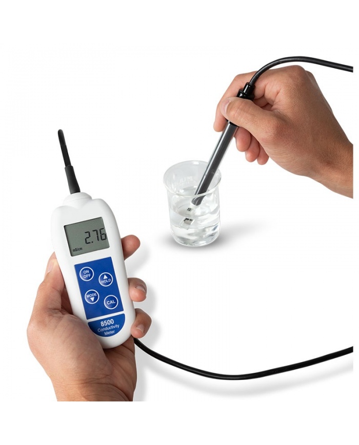 ETI Konduktivitetsmätare modell 8500, mäter ppm, mS/cm och temperatur
