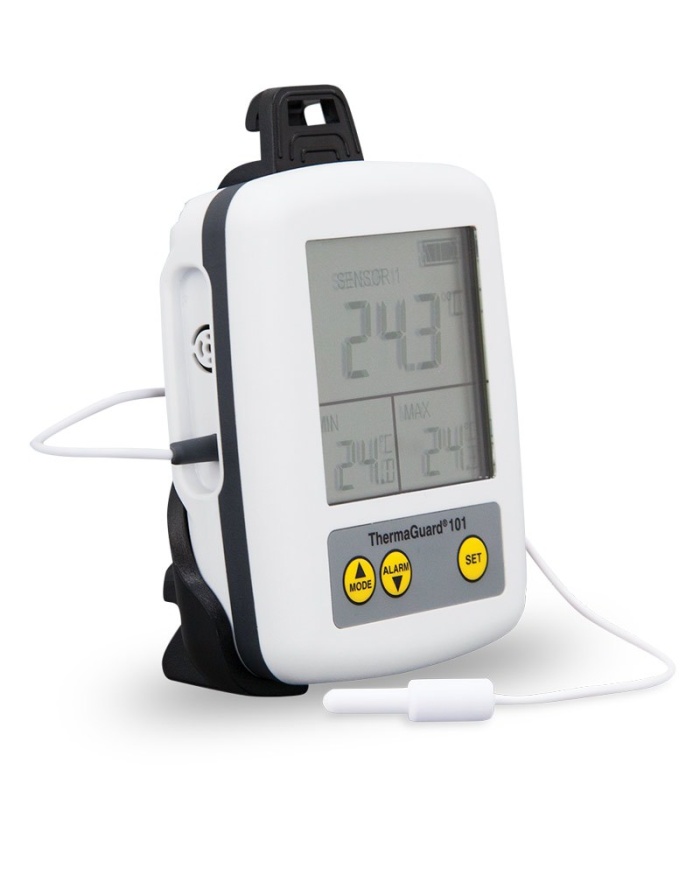 ETI Kyl & Frystermometer ThermaGuard® 101, med 1 st intern och 1 st extern givare med 2m kabel