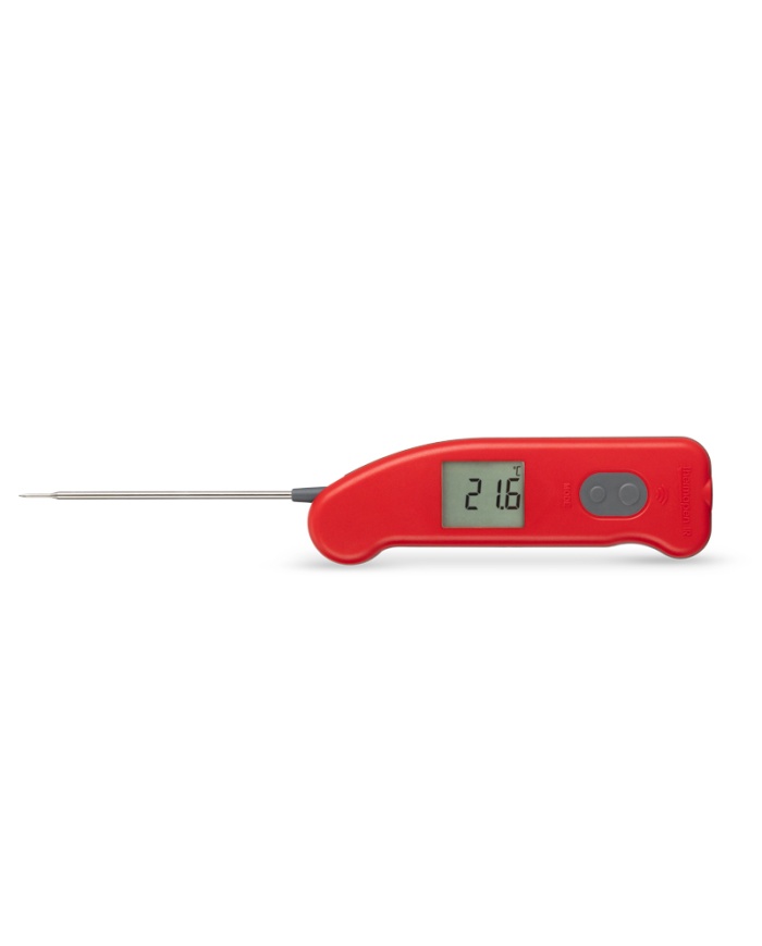 ETI Thermapen® IR-termometer. Kombinerad termometer för livsmedel med IR och utfällbar nålgivare. Kalibreringscertifikat