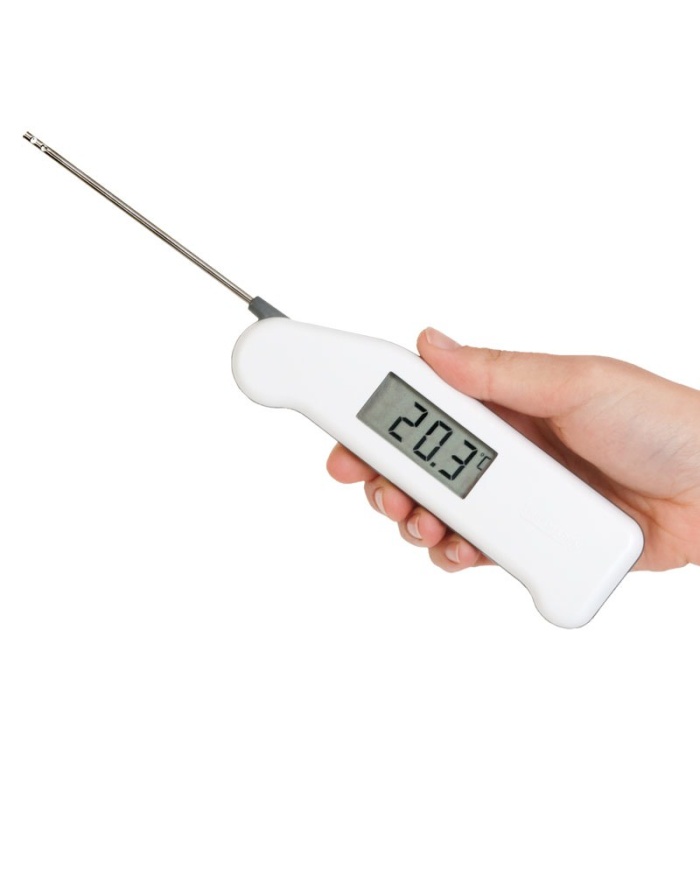 ETI Termometer Thermapen® med utfällbar luftgivare Ø8mm x 95mm och väska.