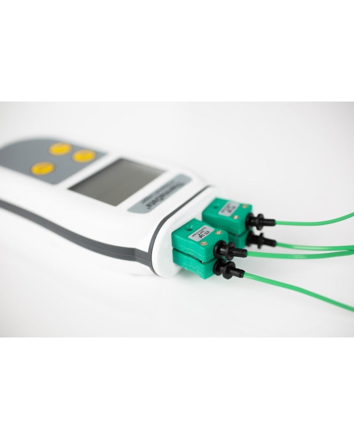 ETI Temperaturlogger ThermaData® för 4st externa givare Typ K. Inbyggd larmfunktion. Gratis programvara. Exklusive givare