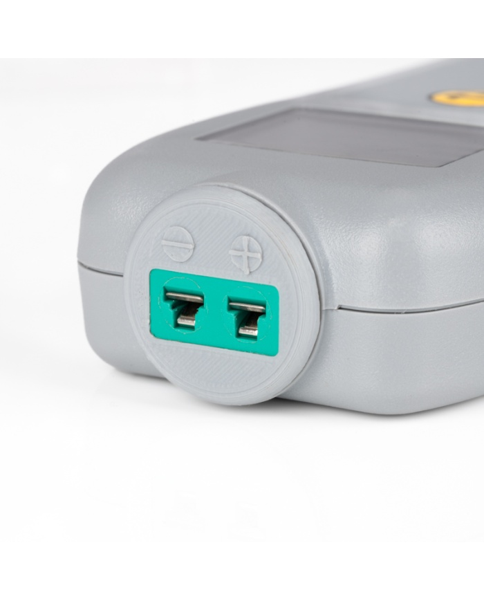 ETI Termometer Therma® K Blue, temperaturöverföring med Bluetooth. För givare termoelement Typ K. Gratis app för mobiltelefon. Med kalibreringscertifikat.