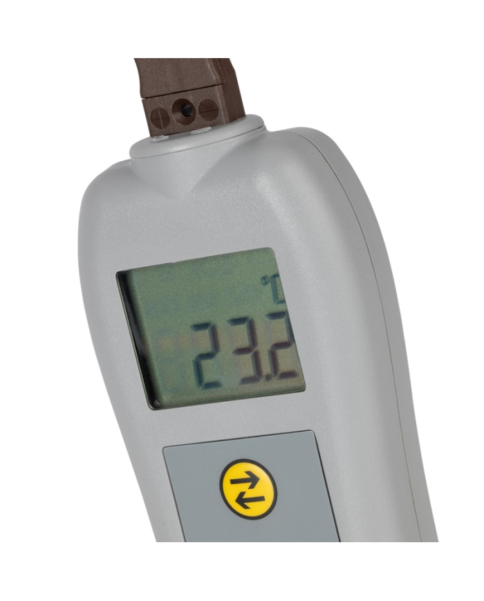 ETI Termometer Therma® T Blue, temperaturöverföring med Bluetooth. För givare termoelement Typ T. Gratis app för mobiltelefon. Med kalibreringscertifikat.