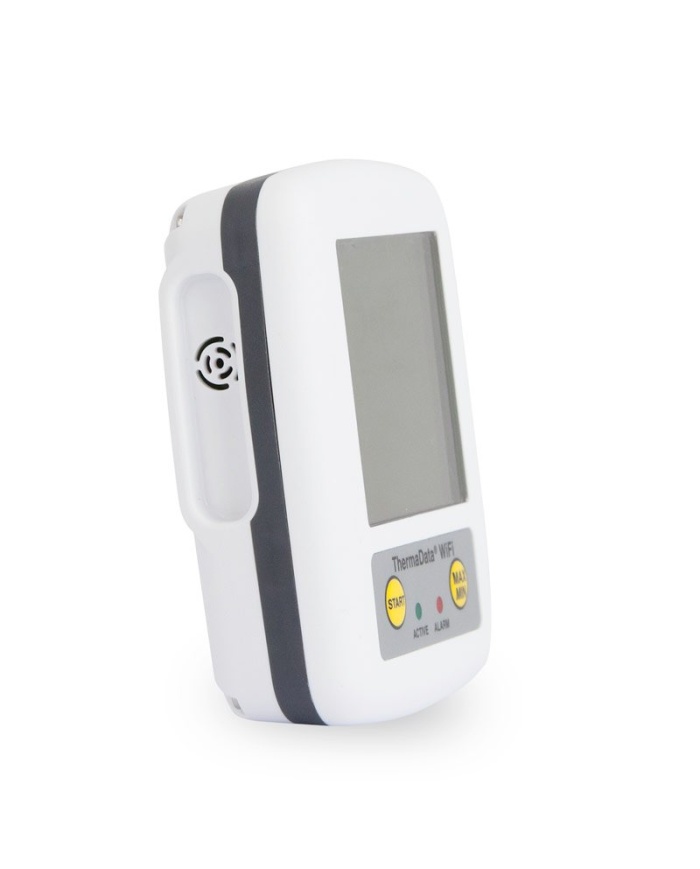 ETI ThermaData® WiFi TD Temperaturlogger. Intern givare av typ termistor. Med display. Kalibreringscertifikat