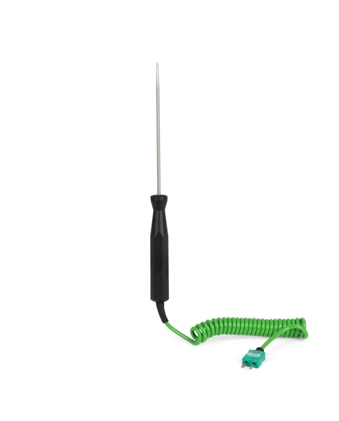 ETI Givare, termoelement typ K, insticksgivare med nål Ø3,3 x 130mm, med handtag, 1 meter