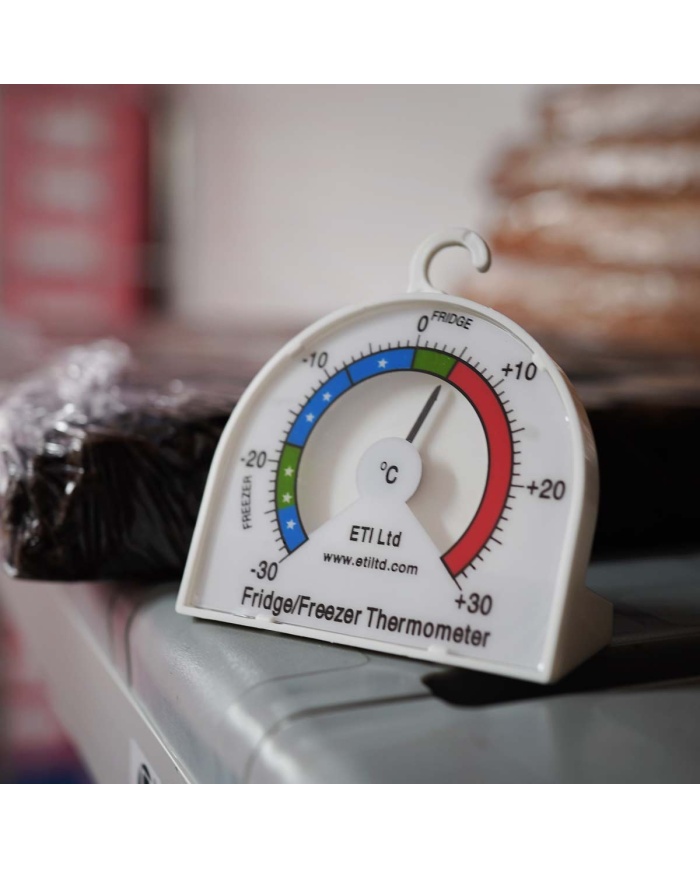 ETI Traditionell analog kyl- & frystermometer med 70mm visartavla. 10-pack