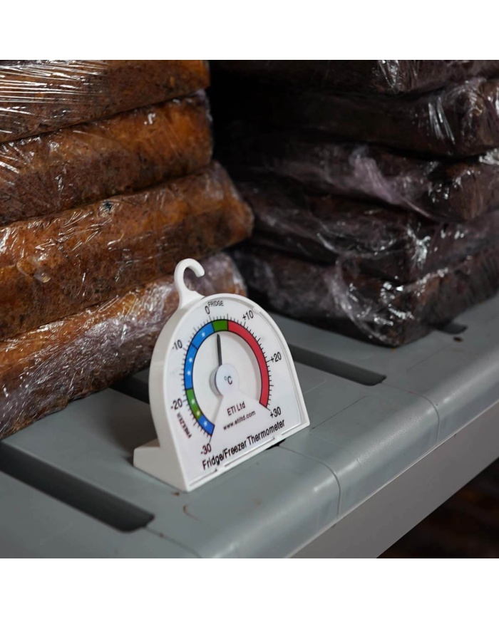 ETI Traditionell analog kyl- & frystermometer med 70mm visartavla. 10-pack
