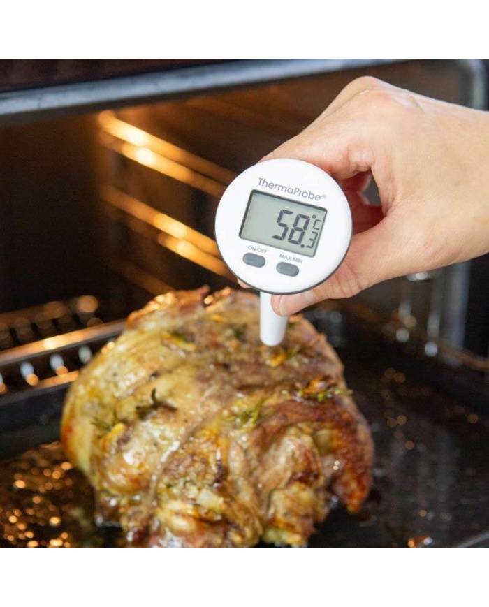 ETI ThermaProbe®, digital vattentät instickstermometer med roterande display, givare Ø1,6 x 70mm