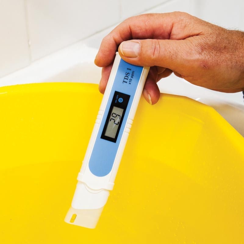 ETI TDS2 ppm konduktivitetsmätare. Mäter ppm (parts per million). Upplösning 100ppm, intervall 100-9999