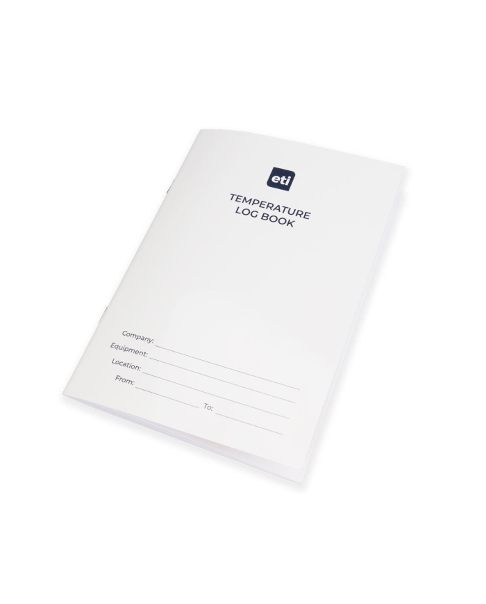 ETI Loggbok för att anteckna temperaturvärden i A5-format - förpackning med 10st