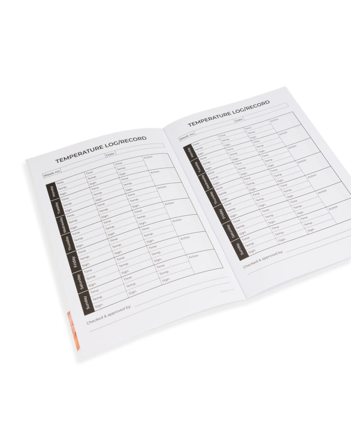 ETI Loggbok för att anteckna temperaturvärden i A5-format - förpackning med 10st