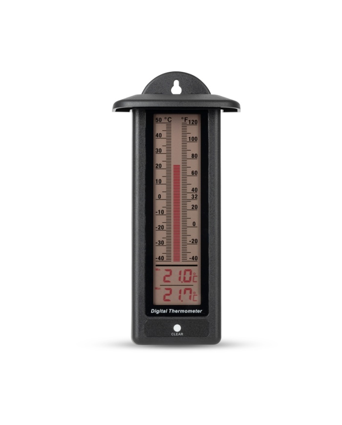 ETI Trädgårdsmästare-kit. Innehåller regnmätare, kompost-termometer och Max/Min digital termometer.