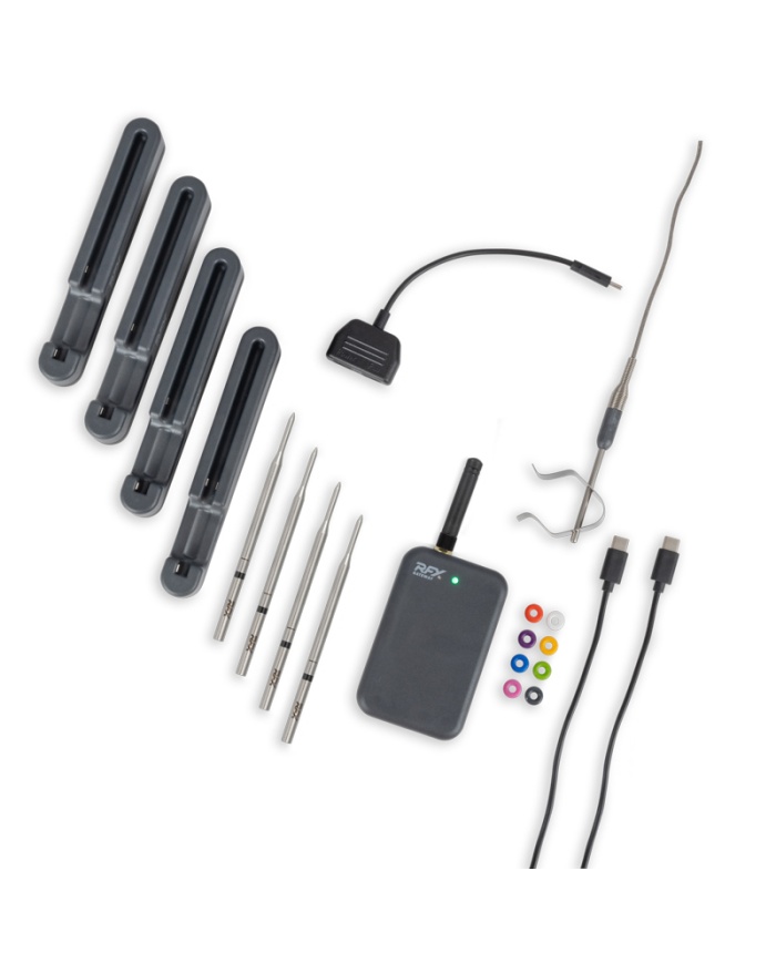 ETI Trådlöst RFX starter-kit med 50st trådlösa insticksgivare och mottagare.