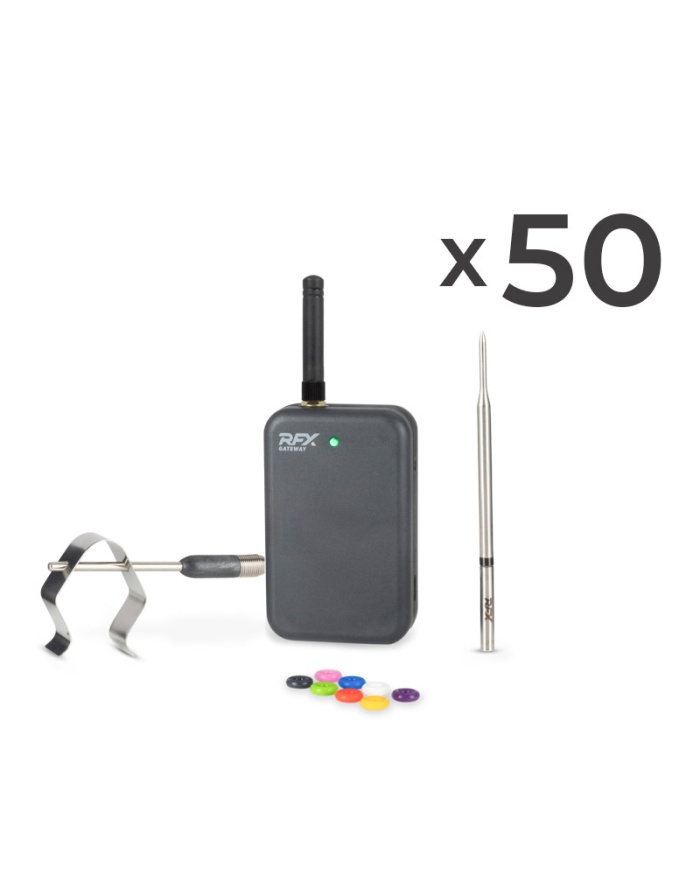 ETI Trådlöst RFX starter-kit med 4st trådlösa insticksgivare och mottagare.