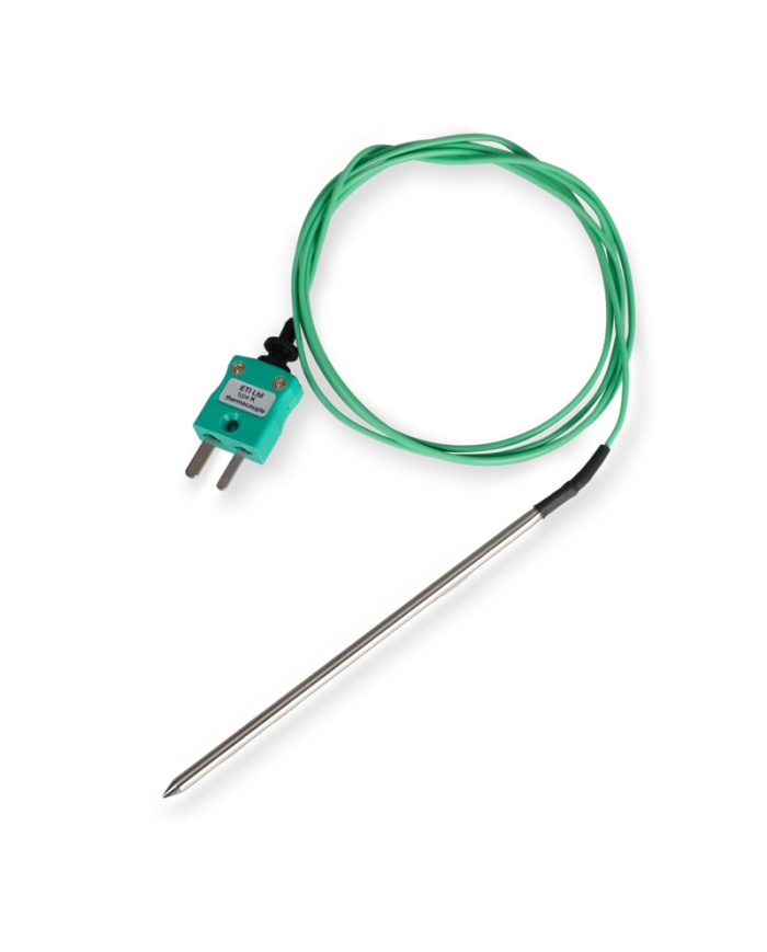 ETI ThermaQ® WiFi Logger-kit. Ingår 2st givare, Typ K, för trådlös temperaturmätning med WiFi-överföring av mätdata till molnet och din mobil. Gratis kalibreringscertifikat.