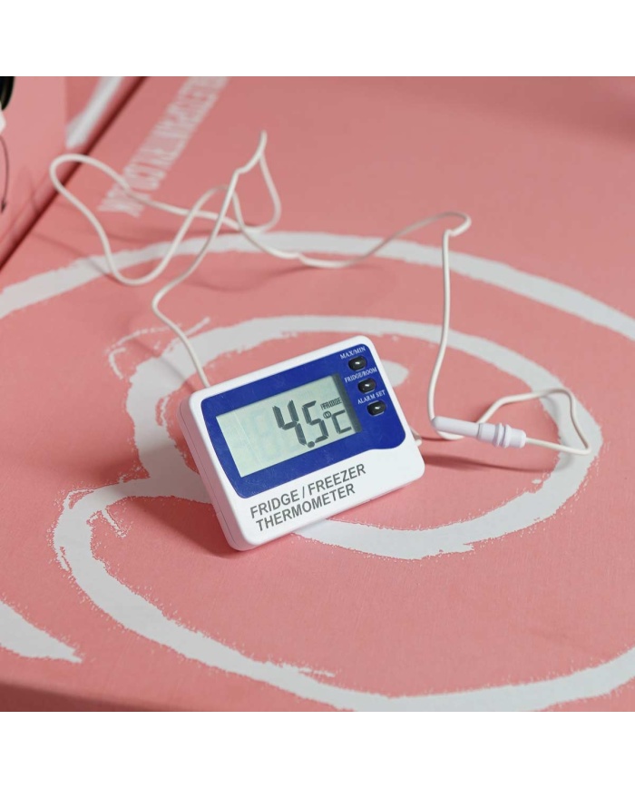 ETI Digital kyl & frys-termometer, med kalibreringscertifikat
