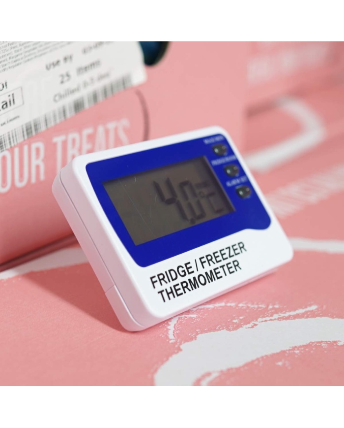 ETI Digital kyl & frys-termometer, med kalibreringscertifikat